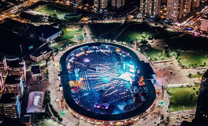 NOWLIT – Professionelles Outdoor-Beleuchtungsprojekt für Live-Events in der Mongolei