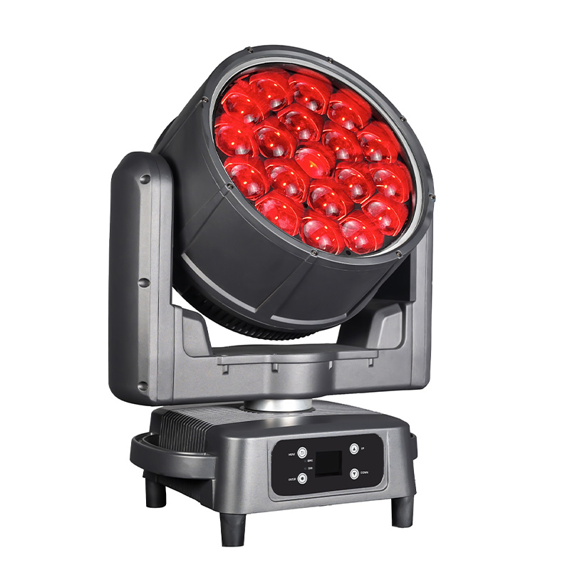Waterproof 19×40W RGBW LED Moving Head Wash Light for stage and outdoor events