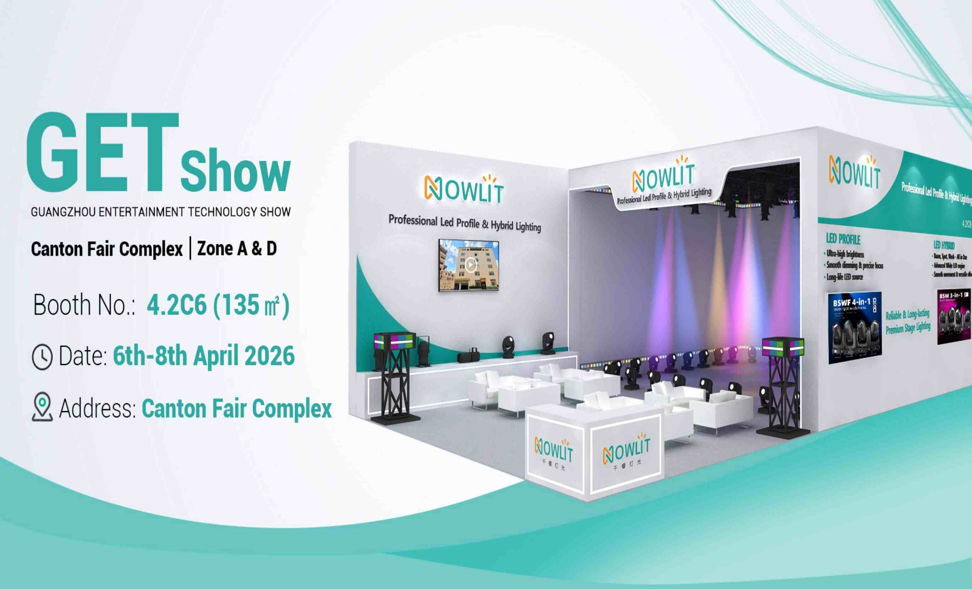 Einladung zu NOWLIT auf der GET Show 2026