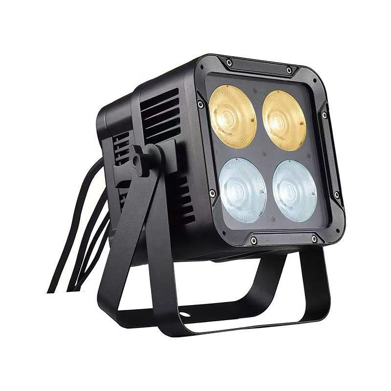 IP66 square 4 eyes COB CW WW LED par light warm white cool white stage lighting fixture